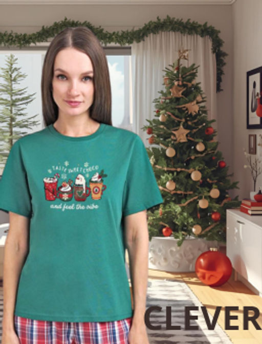 Футболка женская для дома - Clever wear фото 7