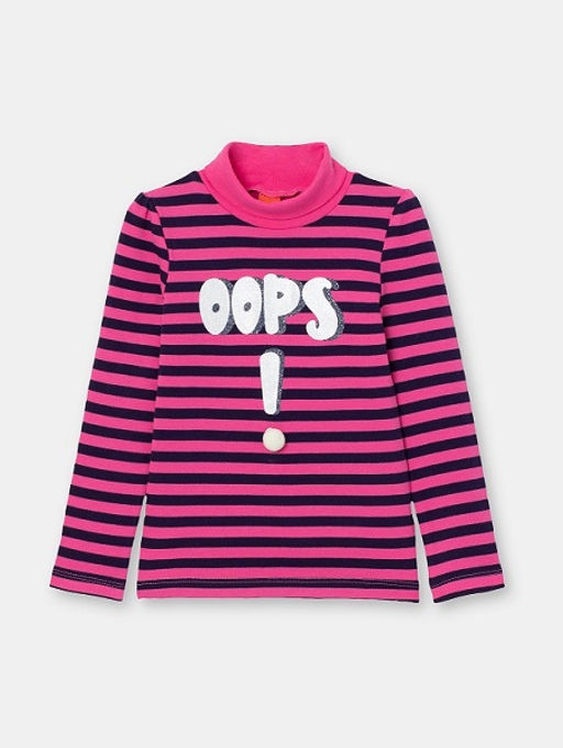 CRB wear/CSKG 63034-46-304 Водолазка для девочки, циклама/Ex.Cherubino  фото 2