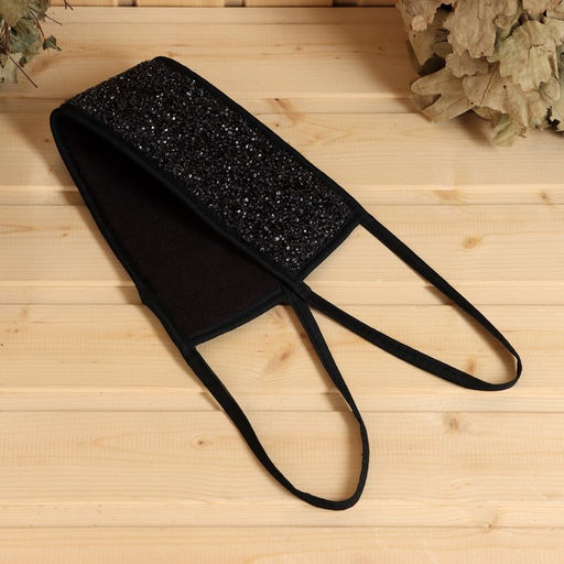 Мочалка банная с ручками «Жесть», 48×10 см