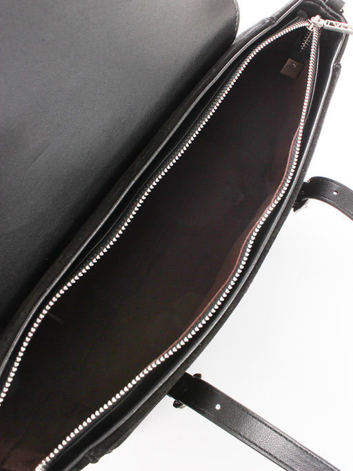 LACCOMA сумка M1067-черный натуральная замша