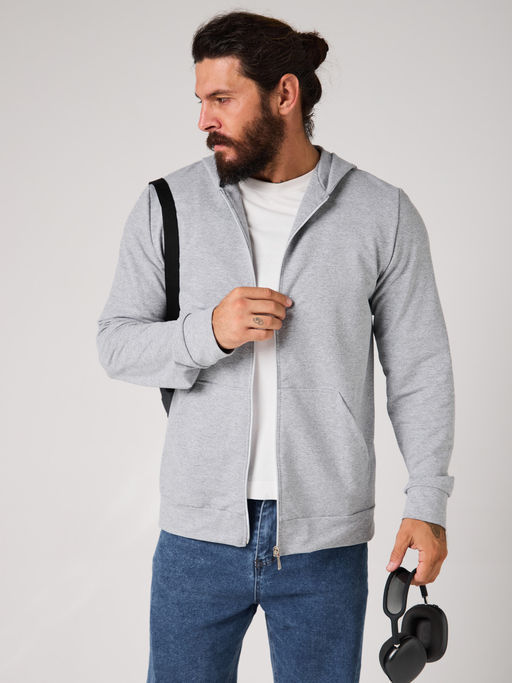 Толстовка мужская футер 2-нитка ВЕГАС МЕЛАНЖ - Domtrik фото 9