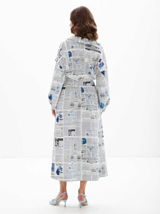 Платье женское 12421-35022 multicolor-blue