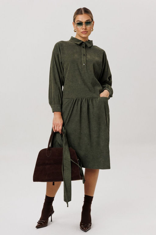 Платье ANELLI 1730 папоротник  фото 10