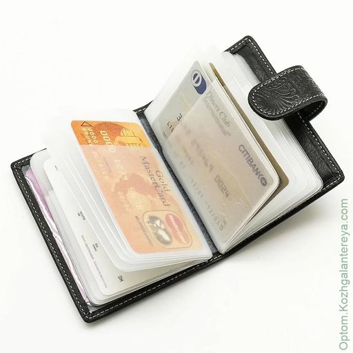 Женская кожаная визитница Sergio Valentini СВ 8115-010  фото 6