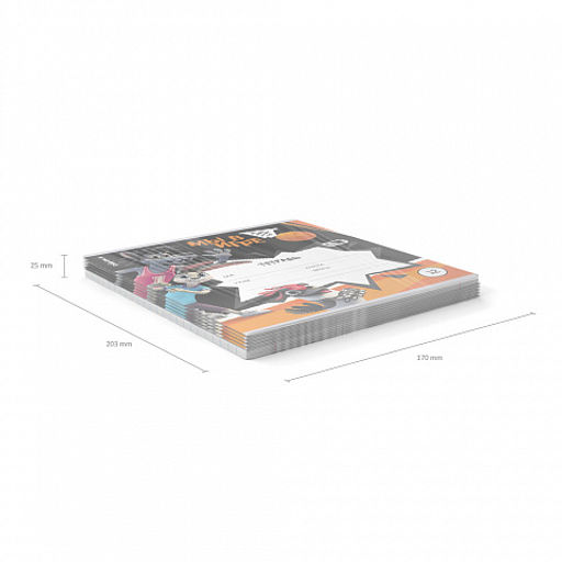 Цена за 10 шт. Тетрадь школьная ученическая ErichKrause Ну, Погоди! Каникулы, 12 листов, линейка (в плёнке по 10 шт.)_MIX-PACK фото 11