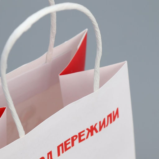 Пакет подарочный крафтовый Переживём все, 12 21 9 см - Дарите счастье фото 5