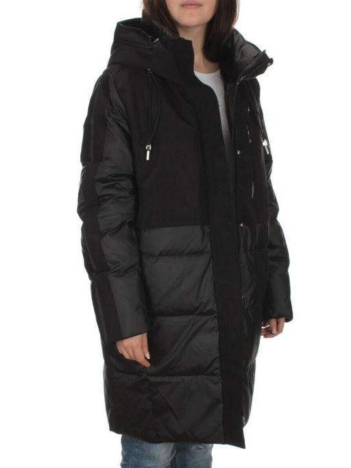 C223 BLACK Куртка зимняя женская (200 гр. холлофайбера) - Fashion фото 8