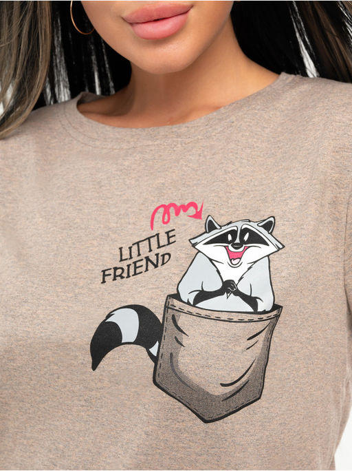 Кофта от пижамы "Еноты" с шортами