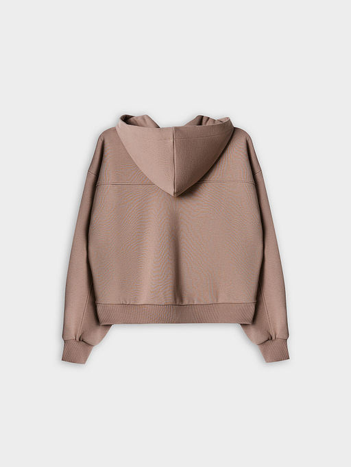 Толстовка женская бежевая на молнии - Mark formelle фото 11