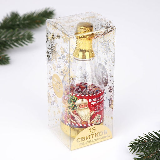 Пожелания в бутылке Волшебные предсказания, 15 свитков - Зимнее волшебство фото 3