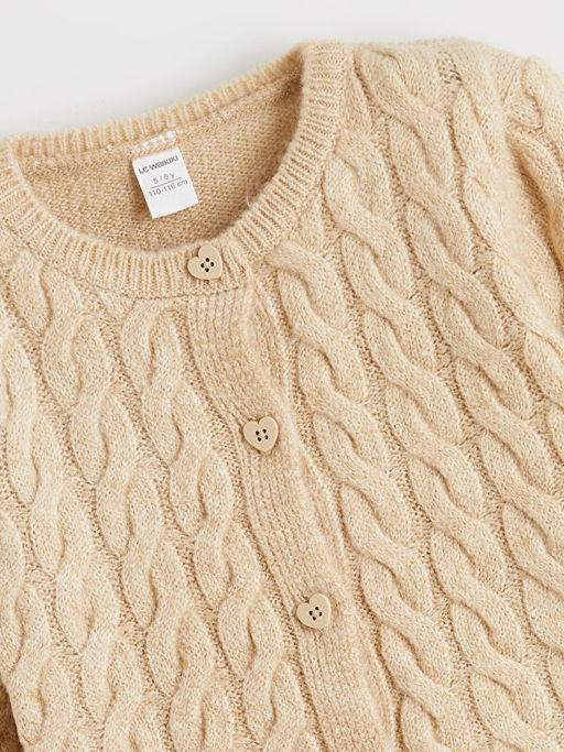 Bisiklet Yaka K?z ?ocuk Triko H?rka