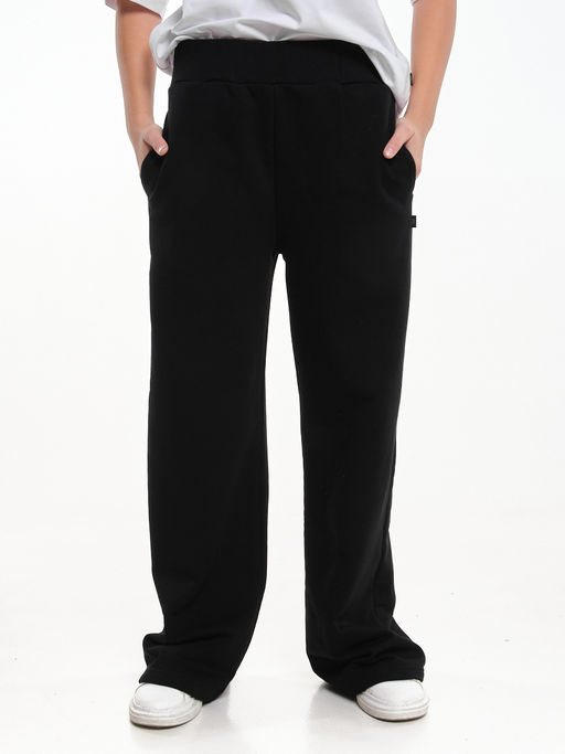 Брюки для девочки 22-7348 черный - Mini maxi фото 4