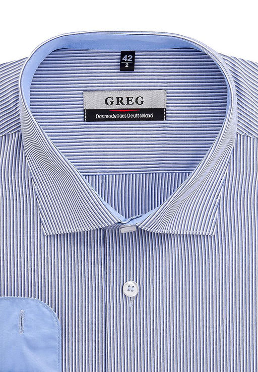 Сорочка мужская длинный рукав GREG 121/139/1033/Z/1_GB