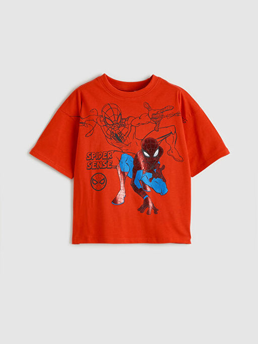 Spider-Man Bask?l? Erkek ?ocuk Ti??rt 2li