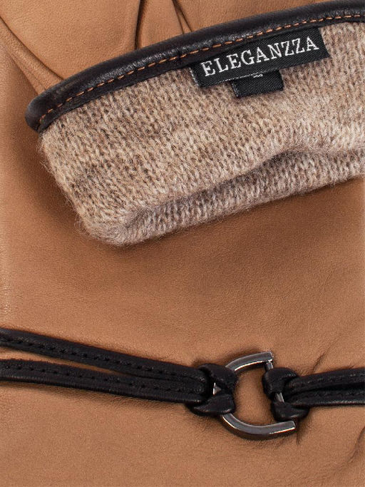 Перчатки женские ш+каш. IS01443 sand - Eleganzza фото 4