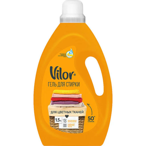 VILOR жидк.ср-во д/стирки Цветных тканей 1500мл