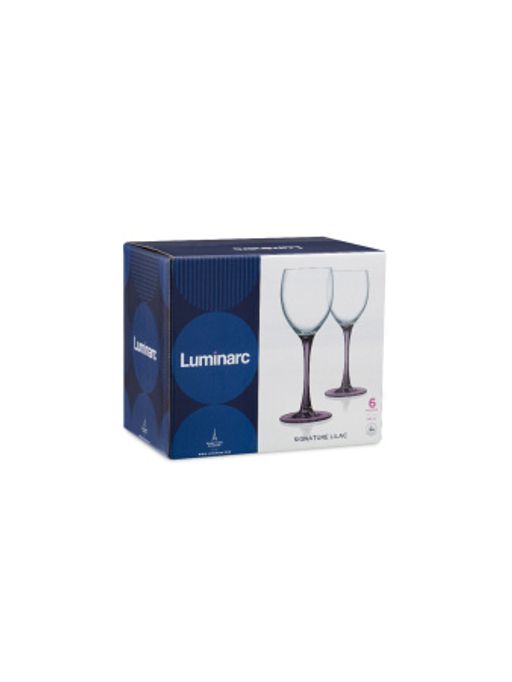 Набор бокалов для вина ЭТАЛОН ЛИЛАК 6шт 250мл