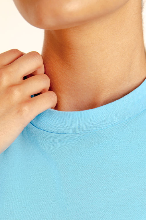 Арт. 3157 Футболка женская 42-48 (4 шт) Цвет:небесный - Калинка фото 73