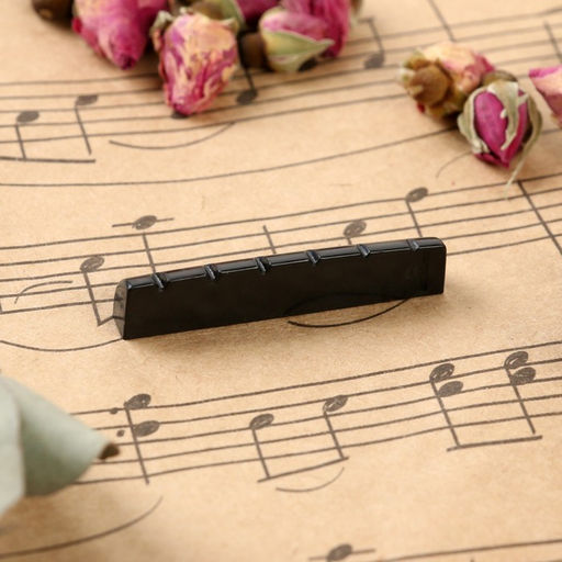 Набор верхних порожков для гитары Music life, 6 штук, 4.2×1×0.6 см, черный