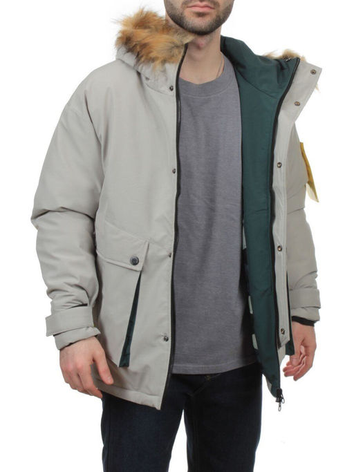 2170 GRAY BEIGE Куртка мужская зимняя облегченная (150 гр. холлофайбер) - Fashion фото 5