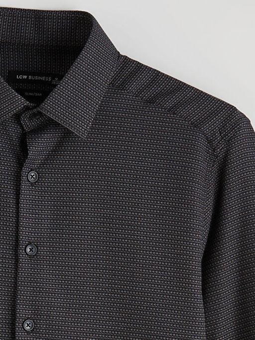 Slim Fit Desenli Arm?rl? Erkek G?mlek