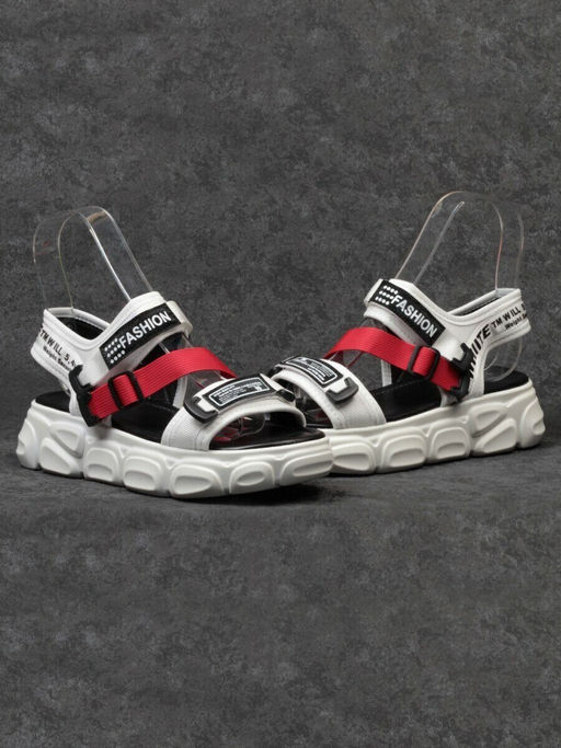 08-PED97-1 WHITE Босоножки (текстиль, стелька натуральная кожа)