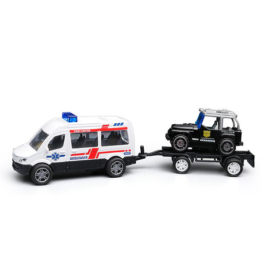 Машина "Полицейская служба" металл, в коробке