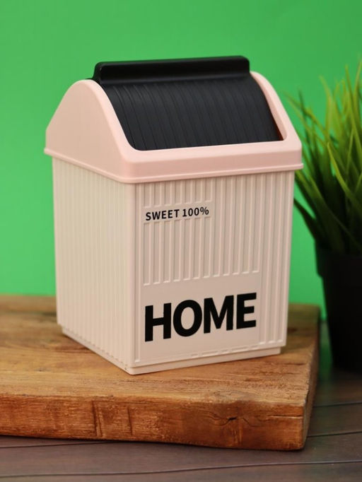Мусорное ведро настольное "Sweet home", black