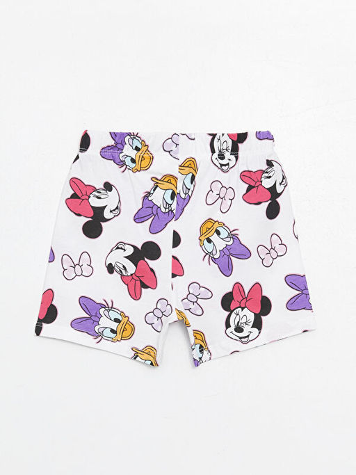 Beli Lastikli Minnie Mouse Bask?l? K?z Bebek ?ort Pijama Alt - Waikiki фото 2