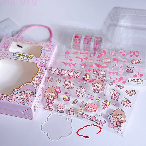 Подарочный набор с наклейками и скотчем - Купи слона фото 3