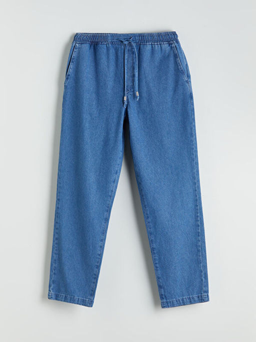 Beli Lastikli Carrot Fit Kad?n Jean Pantolon
