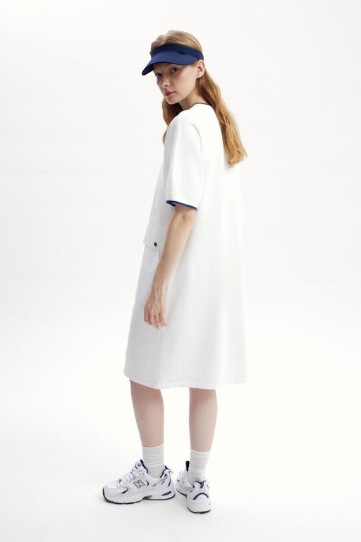 ЕВТ 5067/белый платье жен