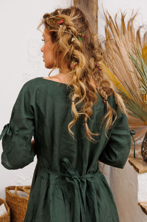 Платье AMORI 9731 изумруд  фото 3