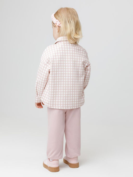 КР 400815/розовый лед к597 брюки д/дев яс