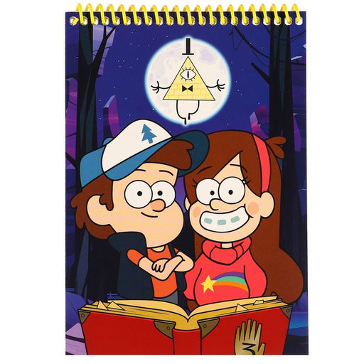Блокнот А5, на гребне, 40 листов, Гравити Фолз - Disney фото 5