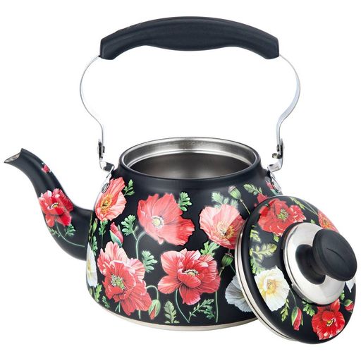 ЧАЙНИК AGNESS МАКИ СО ВСТРОЕННЫМ СВИСТКОМ И ФИЛЬТРОМ 1500 МЛ