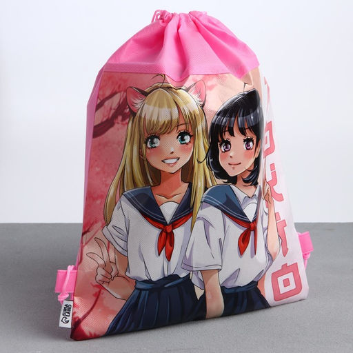 Сумка для обуви Школьницы, полиэстер, размер 41х31 см - Artfox фото 2