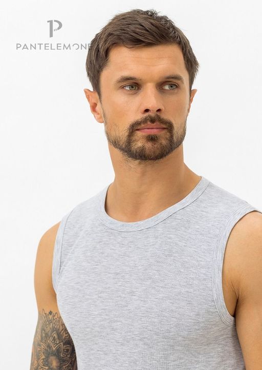 Мужская майка из рибаны - Pantelemone фото 3