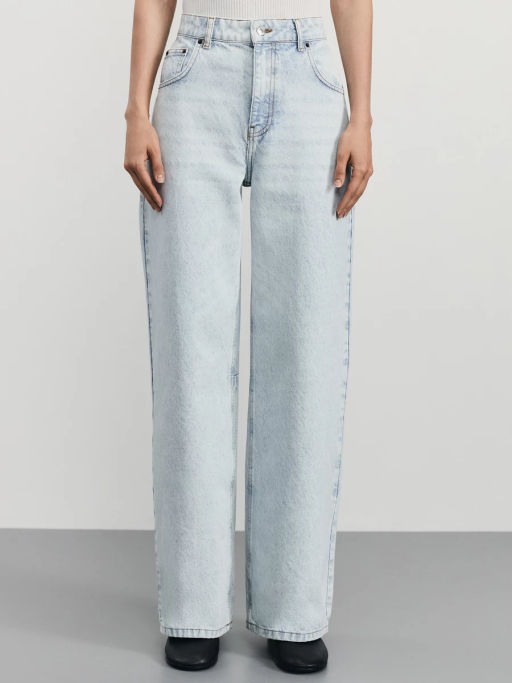 Джинсы wide leg с высокой посадкой / Zarina фото 2