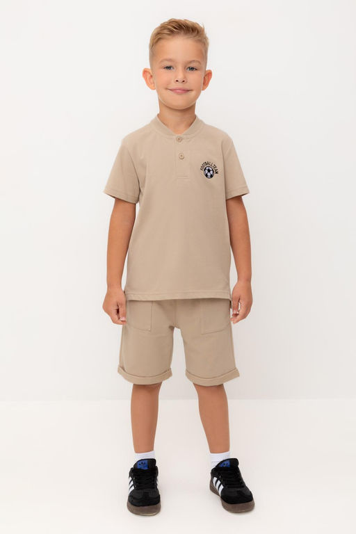 Crockid _ КР 400642/темно-бежевый к534 шорты для мал фото 4