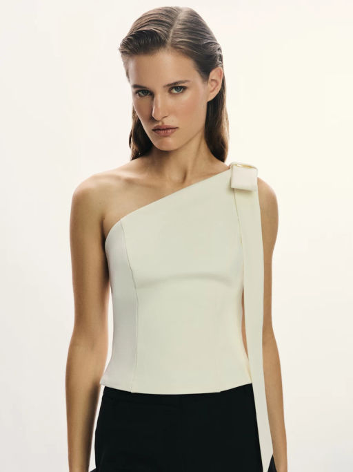 Топ асимметричный с бантом / Zarina