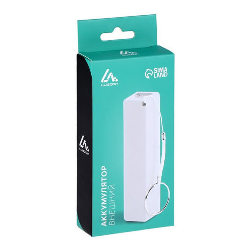 Внешний аккумулятор Luazon PB-03, 2200 мАч, USB, 1 А, крепление кольцо, чёрный - Luazon home фото 10