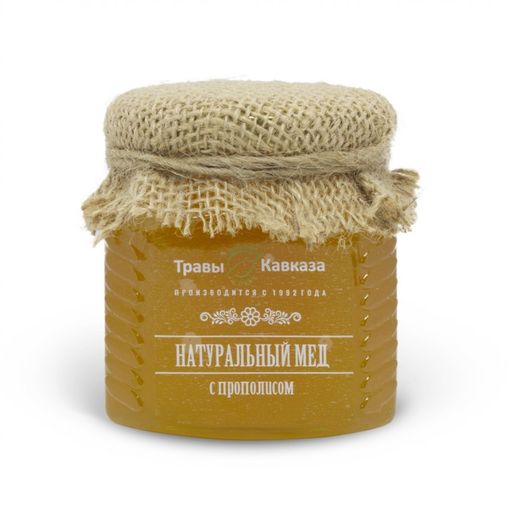 Мед натуральный с прополисом 350 гр.