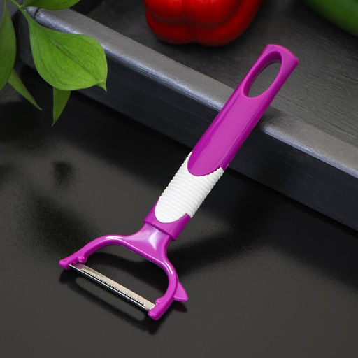 Цена за 2 шт. Овощечистка Доляна Ритм, 15 см, цвет МИКС фото 2