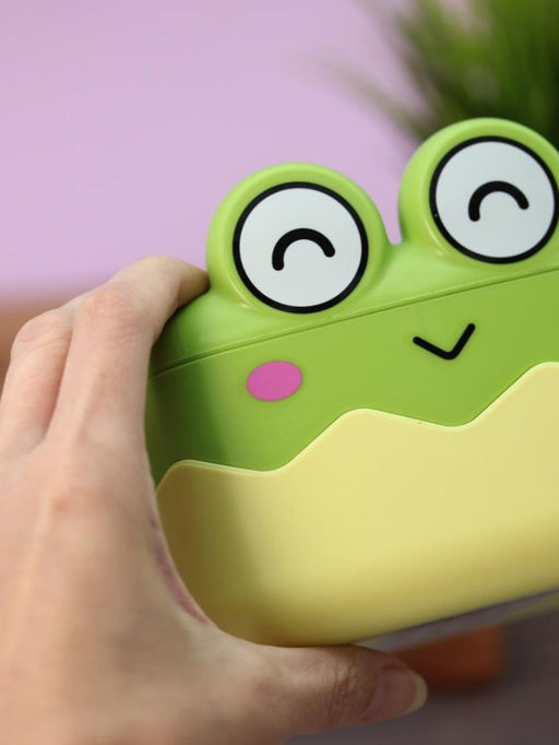 Мыльница Cute frog, green (13*10,5*10 см)