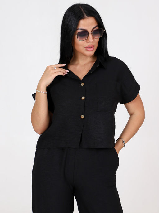 ЖК-Камила ЖЕНСКИЙ КОСТЮМ (Черный) - А-дина фото 5