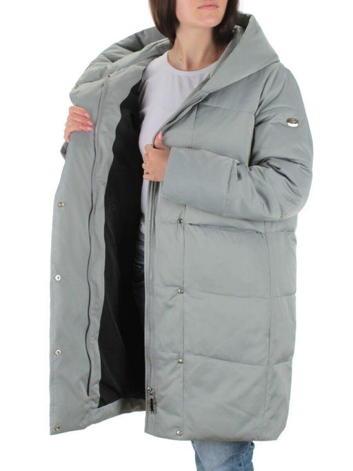 22368 GRAY Куртка зимняя женская (200 гр. холлофайбера) - Fashion фото 7
