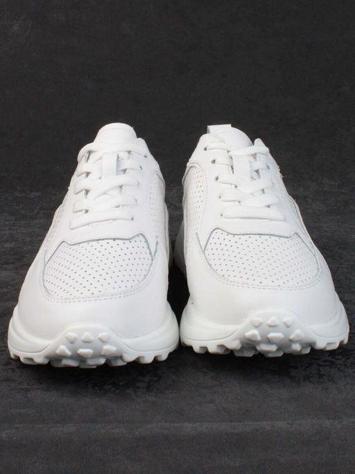 05-HY24-1D WHITE Кроссовки женские (натуральная кожа) - Фабричный китай фото 8