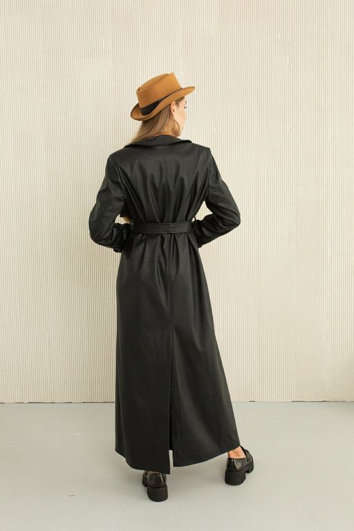 Пальто AURA 7022-176 черный  фото 2