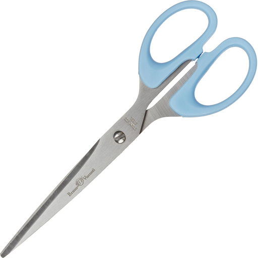 Ножницы Bruno Visconti SLIMCUT ZEFIR 180мм,пласт. ручки,европ,голуб,60-0010